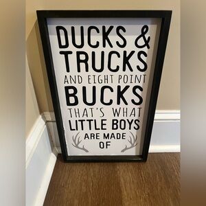 Boys room wall decor